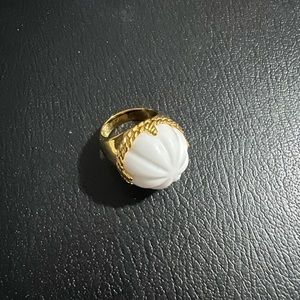 Just Cavalli by Roberto Cavalli enamel domed cocktail ring SZ 8